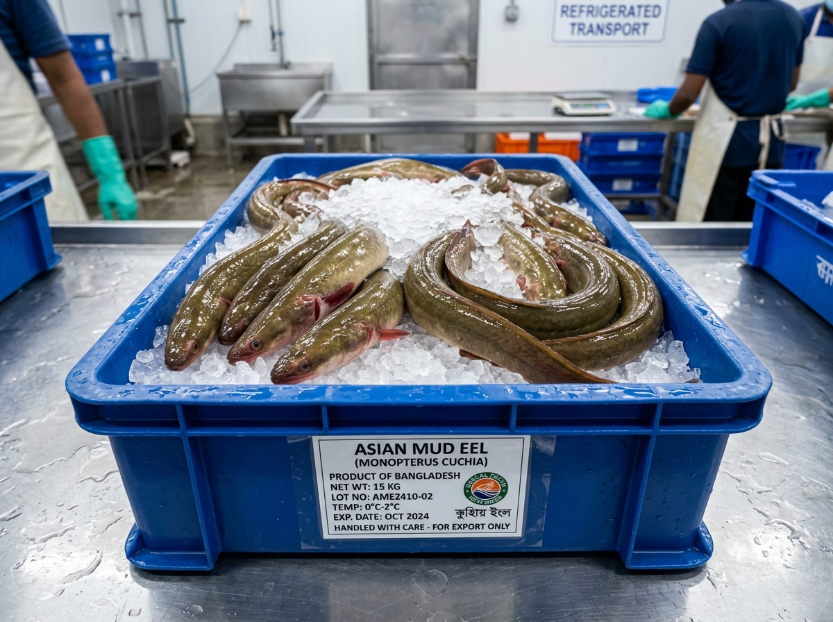 Live & Frozen Mud Eel